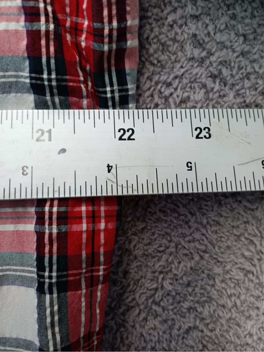 Old Navy Red White V-Neck Long Sleeve Cottage Core - Picture 4 of 6